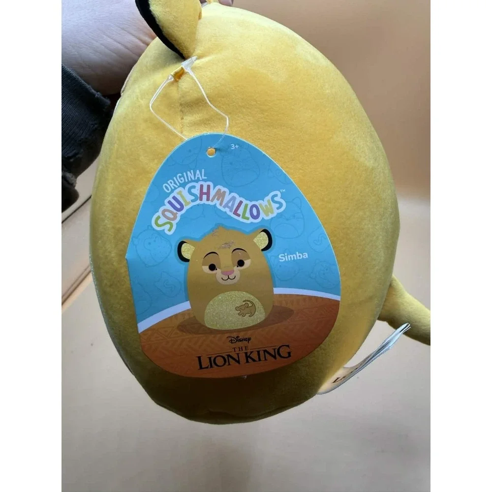 Disney Lion‎ King Squishmallows Simba Plush Gold Belly Stuffed Animal Jazwares